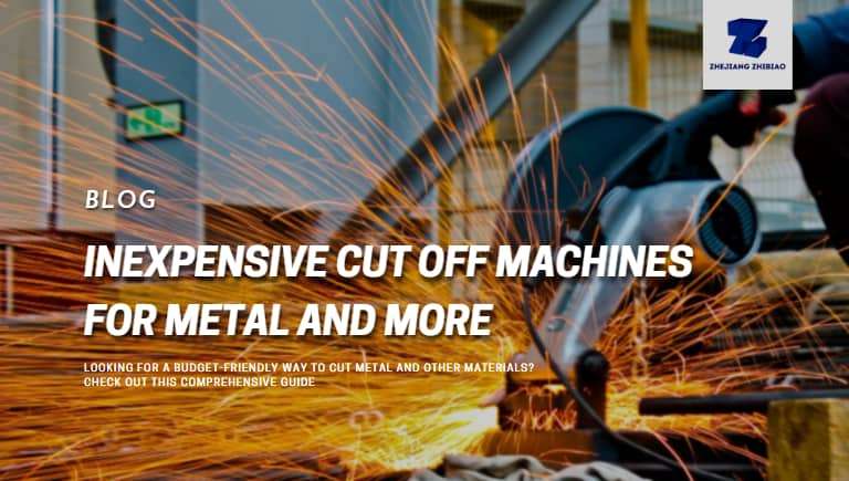 Inexpensive Cut Off Machines for Metal and More
